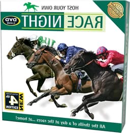 Paardenrace Spel - DVD spel - Gezellige avond - Interactief entertainment - 27 cm breed - Meerdere kleuren — thumbnail 1