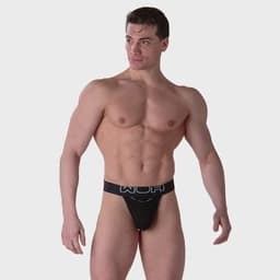 WOH heren g-string sexy fun zwart — thumbnail 3