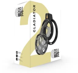 Cellmate - Gladiator - Flexibele Kuisheidskooi - Peniskooi - Maat 2 — thumbnail 5