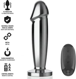 INTENSE - ANALE PLUG MET 10 TRILLINGEN, METALEN DILDO MET AFSTANDSBEDIENING M | VIBRATOR | BUTTPLUG | BUTTPLUG VIBRATOR | SEKSSPEELTJES VOOR MANNEN | SEKSSPEELTJES VOOR VROUWEN | SEKSSPEELTJES VOOR KOPPELS | SEX TOYS — thumbnail 2