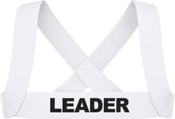 LEADER Essentials Harness White - MAAT L - Heren Clubwear - Harnas voor Man - Sexy Heren Harnas — thumbnail 1