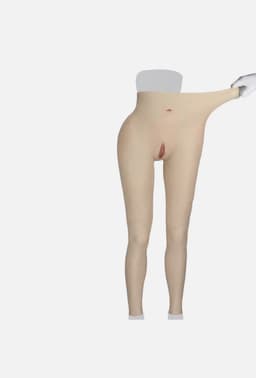 Siliconen Vaginabroek met Benen 105 cm- Vagina voor mannen- Open Anus-Crossdresser-Travestie- Siliconen onderlichaam-Bodysuit — thumbnail 5