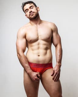 SUKREW U-Style V-Brief Vermilion - MAAT XXL - Erotisch Heren Ondergoed - Slip voor Man - Sexy mannen Slip — thumbnail 4