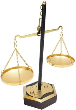 Metalen Antieke Gewichtsbalans voor Woonkamer — thumbnail 5
