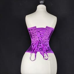 Sexy dameskorset – Gotisch kanten korset – Taillecorrigerende shapewear – Nauwsluitend lijfje met vetersluiting – Perfect voor gothic stijl, cosplay en Halloweenkostuums – zwart – Maat 3XL — thumbnail 5