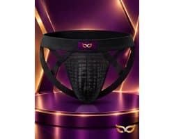 MySecretNL Deluxe Jock - Erotische jockstrap - 100% Katoen - Zwart - Maat XL