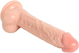 Banoch | Dildo met zuignap | 17 cm | ∅ 3 cm | Realistisch Geaderd | Stevig & Buigzaam | Voor Anaal en Vaginaal Gebruik — thumbnail 7