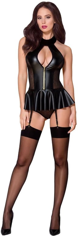 Obsessive Sexy Korset met String – Erotisch Korset – Maat S/M –  Zwart — thumbnail 6