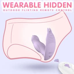 G-spot-likken-dildo-clit-stimulator-afstandsbediening-draagbare-vibrator-speeltje-voor-vrouwen — thumbnail 2