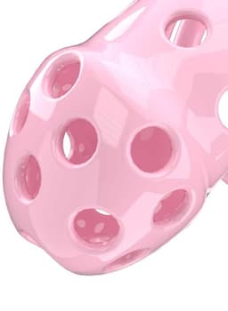 Rimba Toys - P-Cage PC03 - Kunststof Kuisheidskooi - Peniskooi - Chastity - Roze — thumbnail 10