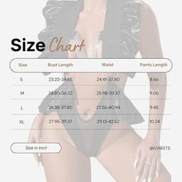 Sexy Lingerieset Dames – Erotische Lingerie – Cut-Out Wetlook Bodysuit met Ketting – Clubwear voor Wasteland, B.I.T.C.H. en Fetish Events – Zwarte Cut-Out Teddy – Open Design met Ruches – Dare to Undress – Liquid Vixen – One Size – Maat S, M, L, XL — thumbnail 8