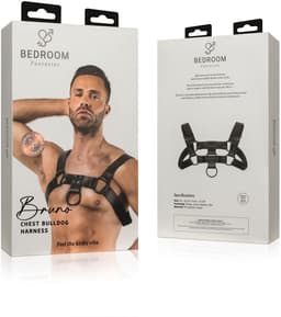 Bruno Bondage Harnas - Zwart — thumbnail 5