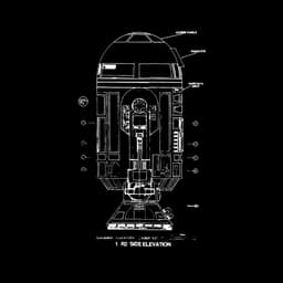 T-Shirt voor Heren met Robot Grafische Print — thumbnail 3