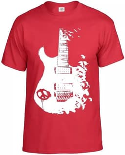 Band T-Shirt met Metal, Peace en Tattoo stijl Prints — thumbnail 3