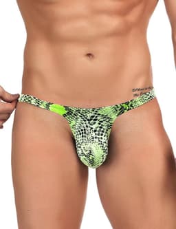 Tanga Heren Hot Waist String Luipaard Draad Slip Katoen Lichtgewicht Oversized Jockstrap G-String Onderbroek Mini Slip Mankini Ondergoed — thumbnail 3