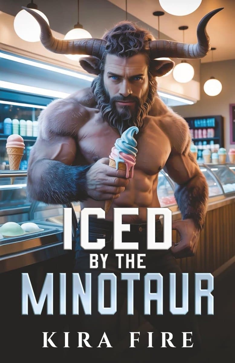 Spicy Monster Romance: Verlegen Minotaurus en Mensnel in Romantische Komedie — afbeelding 1