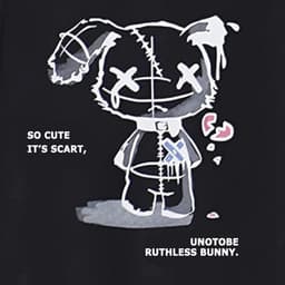Vrouwen Grunge T-shirt met Gothic Beer Print – Trendy Harajuku Stijl — thumbnail 4