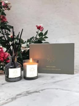 Luxe Geschenkset voor Kaarsen en Diffuser - Perfect Cadeau voor Vrouwen - Ontspanning en Sfeer — thumbnail 5