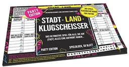 Stad-Land-Klugscheisser - Party Edition speelblokken voor Feestelijke Avonden — thumbnail 1