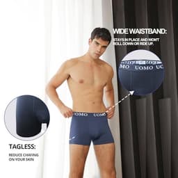 Channo Cotton Boxer Shorts for Men – Comfortable and Soft, Pack of 6, Moisture Regulating — thumbnail 4