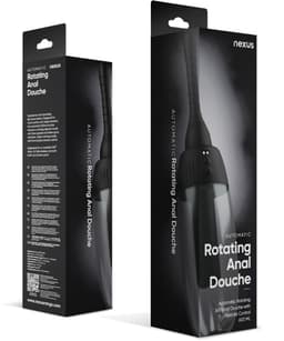 Nexus Automatic Rotating 360° Anal Douche - Zwart - 600 ml - 3 Rotatiemodi - 3 Spraystanden - IPX7 Waterdicht - USB Oplaadbaar - Afstandsbediening 8 Meter - 30 min Gebruikstijd - Ergonomische Handgreep - Reinigingsdouche - Roterende Kop — thumbnail 5