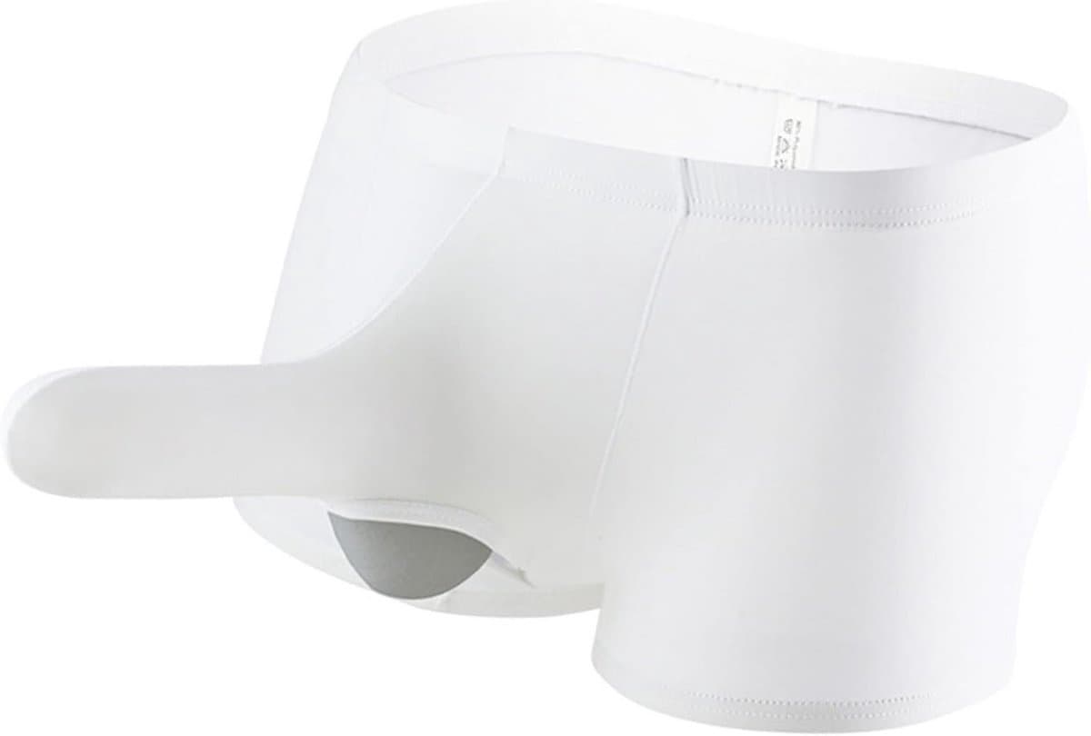 Comfortabele Boxershort voor Heren in IJs-Zijde met Ruime Taille en Cupje, Beschikbaar in Maten S-XL — afbeelding 1
