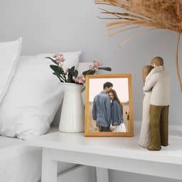 Romantisch paarbeeldje – ideaal cadeau voor bruiloft, jubileum, Valentijnsdag en verjaardag — thumbnail 2