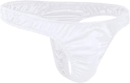 Agoky Heren Slips Bikini Slips Mannen Satijn Tanga Sexy String T-Back Lage Tailleband Slipje Erotisch Ondergoed M L XL — thumbnail 5