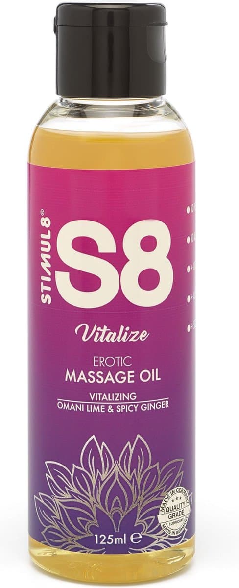 Stimul8 S8 Massage olie S8 Massage Oil 125ml — afbeelding 1
