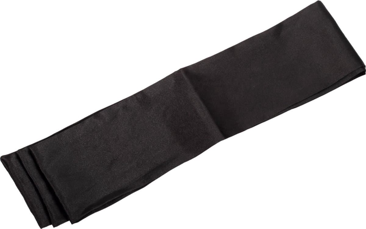Scoby - Blinddoek - Satijnen Blinddoek - Bondage - BDSM - Plagen - 150/7,5CM - Zwart — afbeelding 1