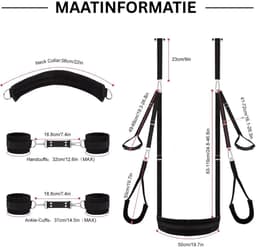 CLGP® Sex Schommel Volwassenen - Sex Stoel - Sex Toys voor Koppels - Zwart — thumbnail 7