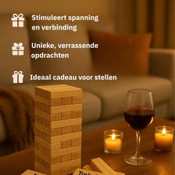 Romantisch Koppelspel Nederlands – Couple Game Blocks – Koppel spel – Date Night Blokken – Koppelspel - Spel voor Stellen – Valentijn Cadeau – Intiem en Speels – Liefdesspelletjes voor Relaties - Inclusief Blinddoek — thumbnail 3