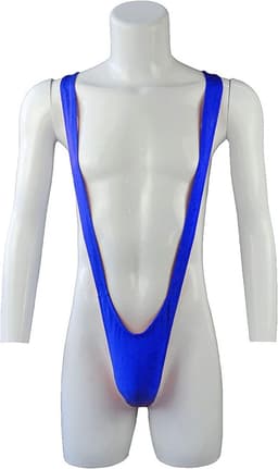 Heren Mankini String Zwembroek V-Hals Strandoutfit Party Kleding — thumbnail 4