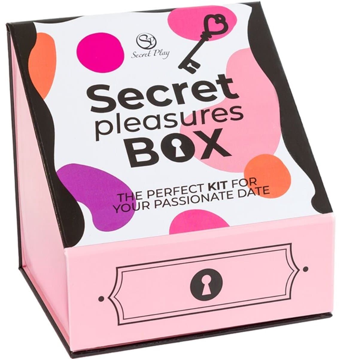 Secret Play - Pleasures Box For Couples: Dice + Vibrating Bullet + Feather Pen — afbeelding 1