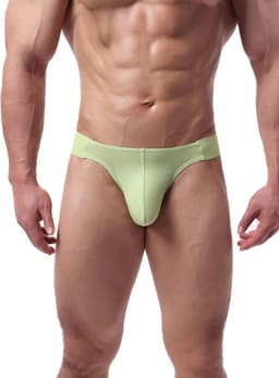 Heren Jockstrap Ondergoed Stretchy Luchtige Slip Bikini met T-Achterkant — thumbnail 4