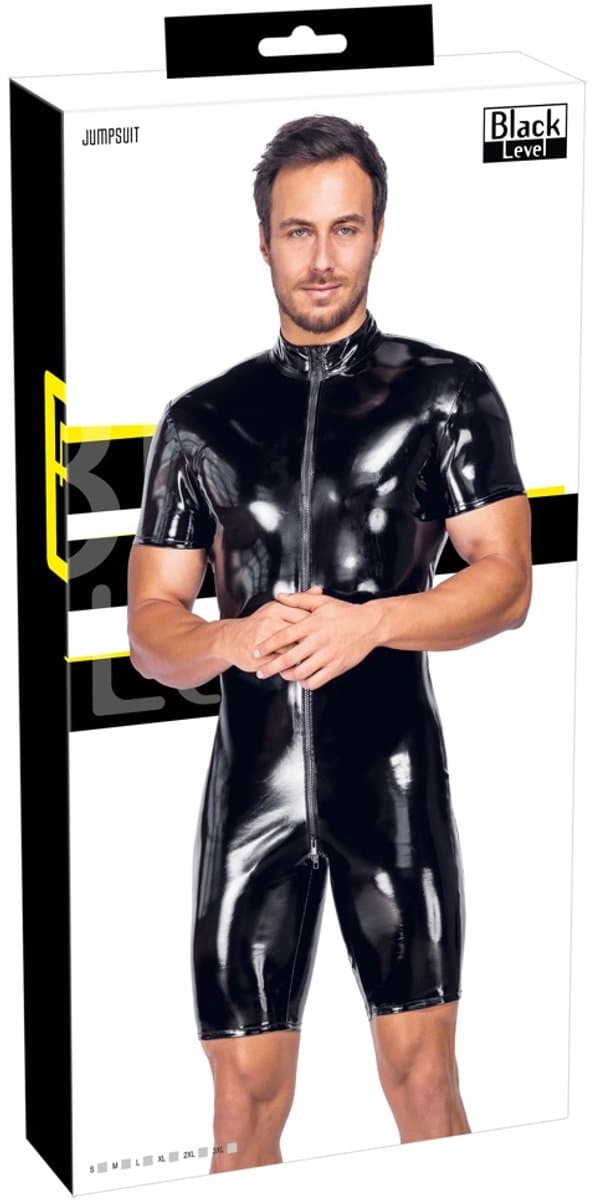 Men's Short Vinyl Playsuit S — afbeelding 1