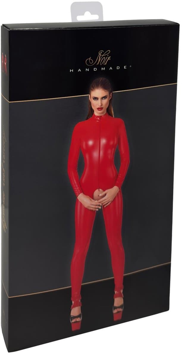 Noir Jumpsuit Rood S — afbeelding 1
