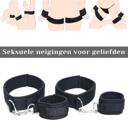 Zyrex® Benenspreider bdsm - Seksspeeltjes voor Koppel – Erotiek Toys - Sex Sling – Love Swing – Zwart - 16cm x 10cm x 6cm — thumbnail 2