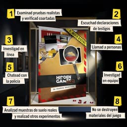 Misdaadspel - Escaperoom spel - Moordonderzoek - Multimediale elementen - 32 x 23 cm - La Diadema Escarlata — thumbnail 7