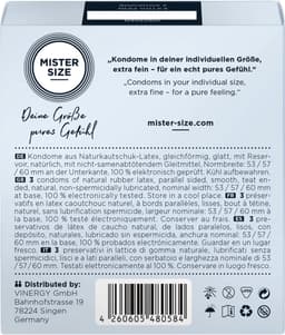 MISTER SIZE Test Box - Condooms - Maattestset 47/49/53 mm - Meerdere maten - Perfecte pasvorm — thumbnail 9