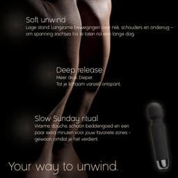 Vayénna - Vibrator voor Vrouwen - Wand Vibrator met 20 Standen - Seksspeeltjes in Zwart - Douchegeschikt - Huidvriendelijk Silicone — thumbnail 6
