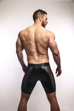SUKREW Wet Look Sprint - MAAT XS - Heren Ondergoed - Boxershort voor Man - Mannen Boxershort — thumbnail 3