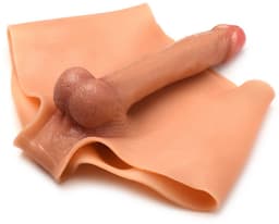 XR Brands Boner Briefs - Penis Panties - Small erotisch kostuum - beige — thumbnail 1
