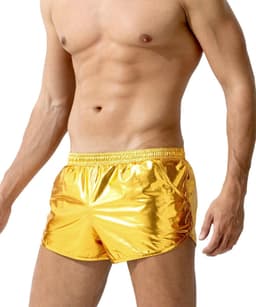 Heren Boxershorts - Glanzende Onderbroek - Feestelijke Kleding - Opvallend Metallic Effect - Maat M-XXL - Felle Kleuren — thumbnail 1