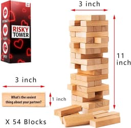 Originele Valentijnsdaggeschenken voor stellen - 54 Creatieve Stapelblokken voor Romantische Avonden en Date Nights — thumbnail 5