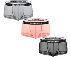 Heren boxershorts met korte pijpen van ijszijde - M, L, XL, 2XL, 3XL