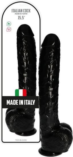 XXL Dildo Italian Cock - Realistische Grote Dildo 40cm - Dikke Dildo met Zuignap - 7cm Diameter - Extra Lang - Voor Ervaren Gebruikers - Bio PVC — thumbnail 2