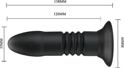 Pretty Love Magic Jingers Vibrerende/Stotende Buttplug — thumbnail 5