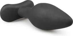 Medium Zwarte Siliconen Buttplug — thumbnail 3