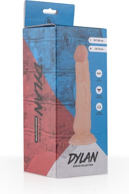 Real Fantasy - Dylan - Realistische Dildo met Zuignap - 23 cm - Dildo - Dildo's - Sex Toys voor Vrouwen en Mannen - Dildo Mannen Anaal - Beige — thumbnail 7